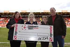 Half Time at Ashton Gate: 50/50 Raffle Winner Announced during Bristol City vs. Gillingham Match, League One Football Game