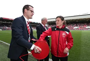 Half Time Draw at Ashton Gate: Hayley Ladd of Bristol City Women