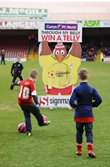 Bristol City V Gillingham Prints: Half Time Fun: Children's Competition at Bristol City vs