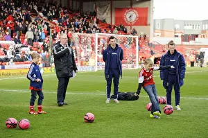Half Time Fun: Children's Competition at Bristol City vs Gillingham Football Match
