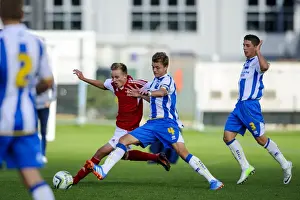 Brighton Prints: Harvey Moss in Action: Bristol City U18 vs Brighton & Hove Albion U18