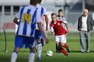 Bristol City U18s Prints: Harvey Moss of Bristol City U18s in Action Against Brighton & Hove Albion U18s