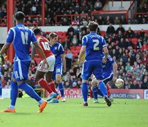 Back Heel Drama: Jay Emmanuel-Thomas Denies Crewe Goal at Ashton Gate, 2014