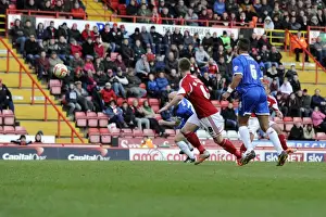 Bristol City V Gillingham Prints: Hidden Gem: Simon Gillett's Surprising Goal for Bristol City Against Gillingham (01-03-2014)