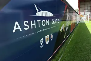 Framed Print : High-Stakes Showdown: Bristol City vs Colchester United in Sky Bet League One at Ashton Gate