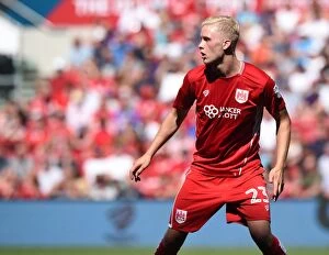 Images Dated 6th August 2016: Hordur Magnusson in Action: Bristol City vs Wigan Athletic, Sky Bet Championship (August 6, 2016)