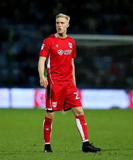 Huddersfield Town V Bristol City Prints: Hordur Magnusson of Bristol City in Action against Huddersfield Town