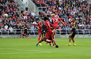 Bristol City V Newcastle United Prints: Hordur Magnusson Charges Towards Newcastle United Goal: Bristol City vs Newcastle United