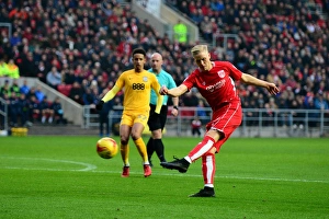 Hordur Magnusson's Shot: Bristol City vs. Preston North End, Sky Bet Championship (December 17, 2016)
