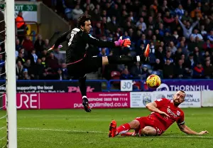 Huddersfield Town V Bristol City Prints: Huddersfield Town vs. Bristol City: A Championship Showdown at John Smith's Stadium (December 2016)