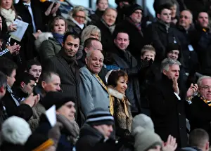 Hull City's New Owners Assem and Ehab Allam Welcome Bristol City to KC Stadium, 2010 Championship Match