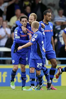 Ian Henderson's Dramatic Goal: Rochdale Celebrates Against Bristol City, 2014