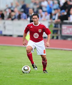IFK Gothenburg V Bristol City Prints: IFK Gothenburg vs. Bristol City: Action-Packed Clash between Lee Johnson