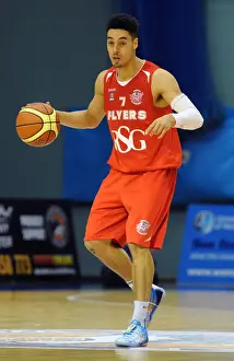 Worcester Wolves V Bristol Flyers BBL Cup Prints: Intense Action in British Basketball League Cup: Worcester Wolves vs