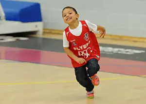 Bristol Flyers V Manchester Giants Prints: Intense Basketball Clash: Flyers vs Giants at SGS Wise Campus (December 2014)
