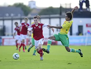 Intense Battle: Jamie Horgan Faces Off Against Sheffield United U18s