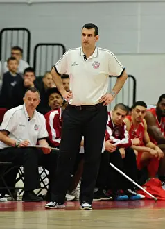 Intense Battle: Kapoulas Leads Bristol Flyers Against Manchester Giants in Basketball