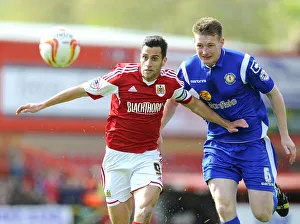 Intense Battle for Possession: Sam Baldock vs