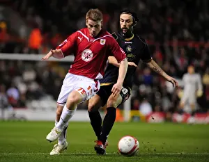 Bristol City V Barnsley Prints: Intense Championship Showdown: Ribeiro vs Bogdanovic