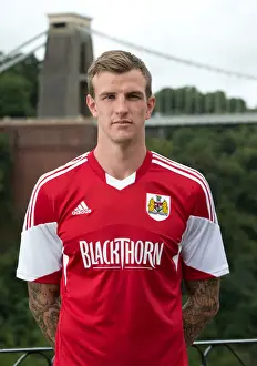 Headshots Prints: Intense Focus: Aden Flint of Bristol City Football Team at Avon Gorge