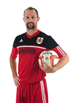 Intense Focus: Louis Carey of Bristol City FC at Ashton Gate Stadium