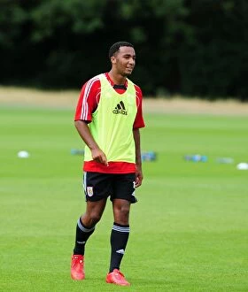 Images Dated 6th July 2010: Intense Focus: Nicky Maynard's Pre-Season Training with Bristol City