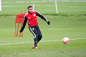 Training 12-1-12 Prints: Intense Focus: Nicky Maynard's Training Regime at Bristol City Football Club (January 2012)