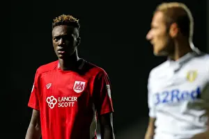Framed Print : Intense Focus: Tammy Abraham at Ashton Gate - Bristol City vs. Leeds United, 2016 Framed Print : Intense Focus: Tammy Abraham at Ashton Gate - Bristol City vs. Leeds United, 2016