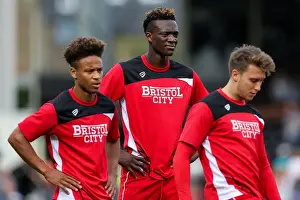 Fulham V Bristol City Prints: Intense Focus: Tammy Abraham at Craven Cottage - Fulham vs