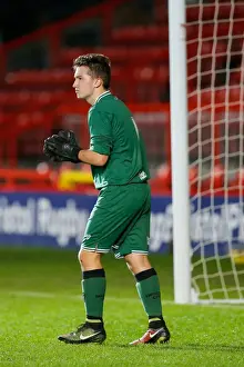 Bristol City V Cardiff City U18s Prints: Intense Focus: Tyler Edmunds of Bristol City at Ashton Gate Stadium