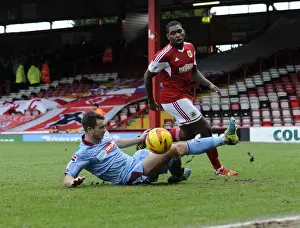Intense Football Action: Bristol City vs Tranmere Rovers Clash in Sky Bet League One at Ashton Gate