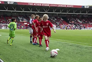 Bristol City V Aston Villa Prints: Intense Football Rivalry: Bristol City vs Aston Villa Clash at Ashton Gate, August 2016