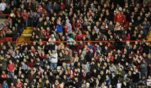 Bristol City V Oldham Prints: Intense Football Rivalry: Bristol City vs Oldham Athletic at Ashton Gate