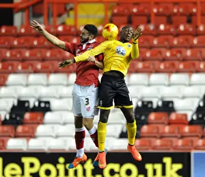 Intense Football Rivalry: Derrick Williams vs Callum Kennedy Clash at Ashton Gate