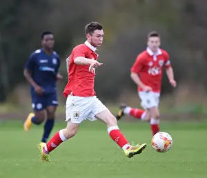 Bristol City U21s Prints: Intense Football Rivalry: Jamie Horgan Goes Head-to-Head with Millwall U21s at Bristol City Training Ground