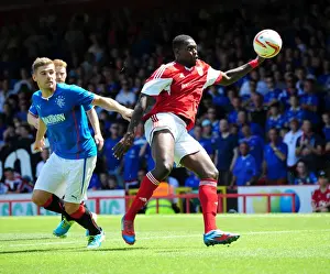 Intense Football Rivalry: Jay Emmanuel-Thomas vs Kyle Hutton at Ashton Gate
