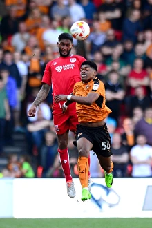 Intense Heading Duel: Mark Little vs. Ivan Cavaleiro at Ashton Gate