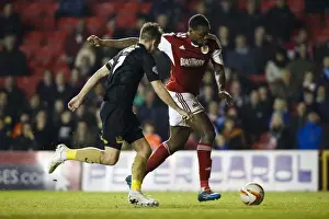 Gate Prints: Intense Midfield Battle: Jay Emmanuel-Thomas vs Doug Loft, Bristol City vs Port Vale