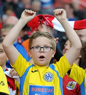 Bristol City V Walsall Prints: Intense Moment at Ashton Gate: Bristol City vs Walsall, Sky Bet League One, May 2015
