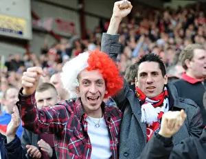Bristol City V Walsall Prints: Intense Moment at Ashton Gate: Bristol City vs Walsall (3 May 2015)