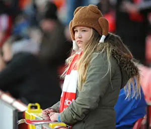 Intense Moment at Ashton Gate: Sky Bet League One Clash Between Bristol City and Fleetwood Town (01/02/2015)