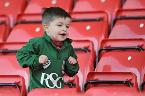 Bristol City V Fleetwood Town Prints: Intense Moment at Ashton Gate: Sky Bet League One Showdown Between Bristol City and Fleetwood Town (January 2015)