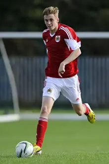 Bristol City U18s Prints: Intense Performance: Harry Paice Shines for Bristol City U18 Against Brighton & Hove Albion U18