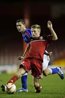 Images Dated 4th December 2012: Intense Performance by Joe Morrell: FA Youth Cup Third Round - Bristol City U18s vs Ipswich Town U18