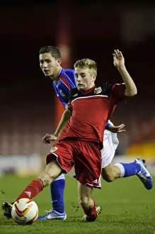 Bristol City U21s Prints: Intense Performance by Joe Morrell: FA Youth Cup Third Round - Bristol City U18s vs Ipswich Town U18