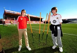 Images Dated 25th February 2012: Intense Rivalry: Bristol City vs Blackpool, Ashton Gate Stadium, 2012
