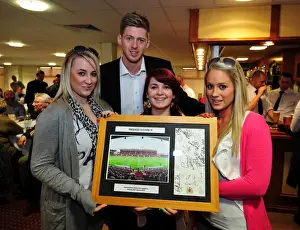 Framed Print : Intense Rivalry: Bristol City vs Blackpool at Ashton Gate Stadium, 2012