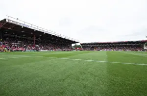 Bristol City V MK Dons Prints: Intense Rivalry: Bristol City vs MK Dons at Ashton Gate