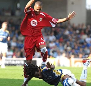 Images Dated 14th September 2008: The Intense Rivalry: Cardiff vs. Bristol City - Season 08-09: Clash Between the Cities
