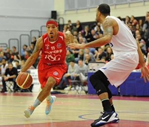 Bristol Flyers V Surrey United Prints: Intense Rivalry on the Court: Flyers vs. Surrey United at SGS Wise Campus